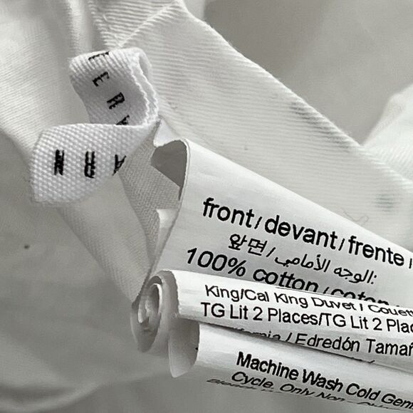 Pottery Barn Clayton Stripe King/California King Duvet Cover & 2 Standard Shams - Picture 6 of 13